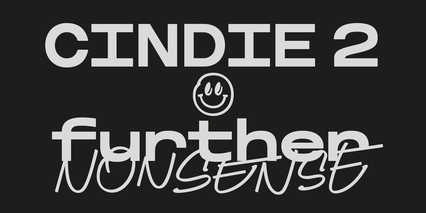 Cindie 2 Font preview